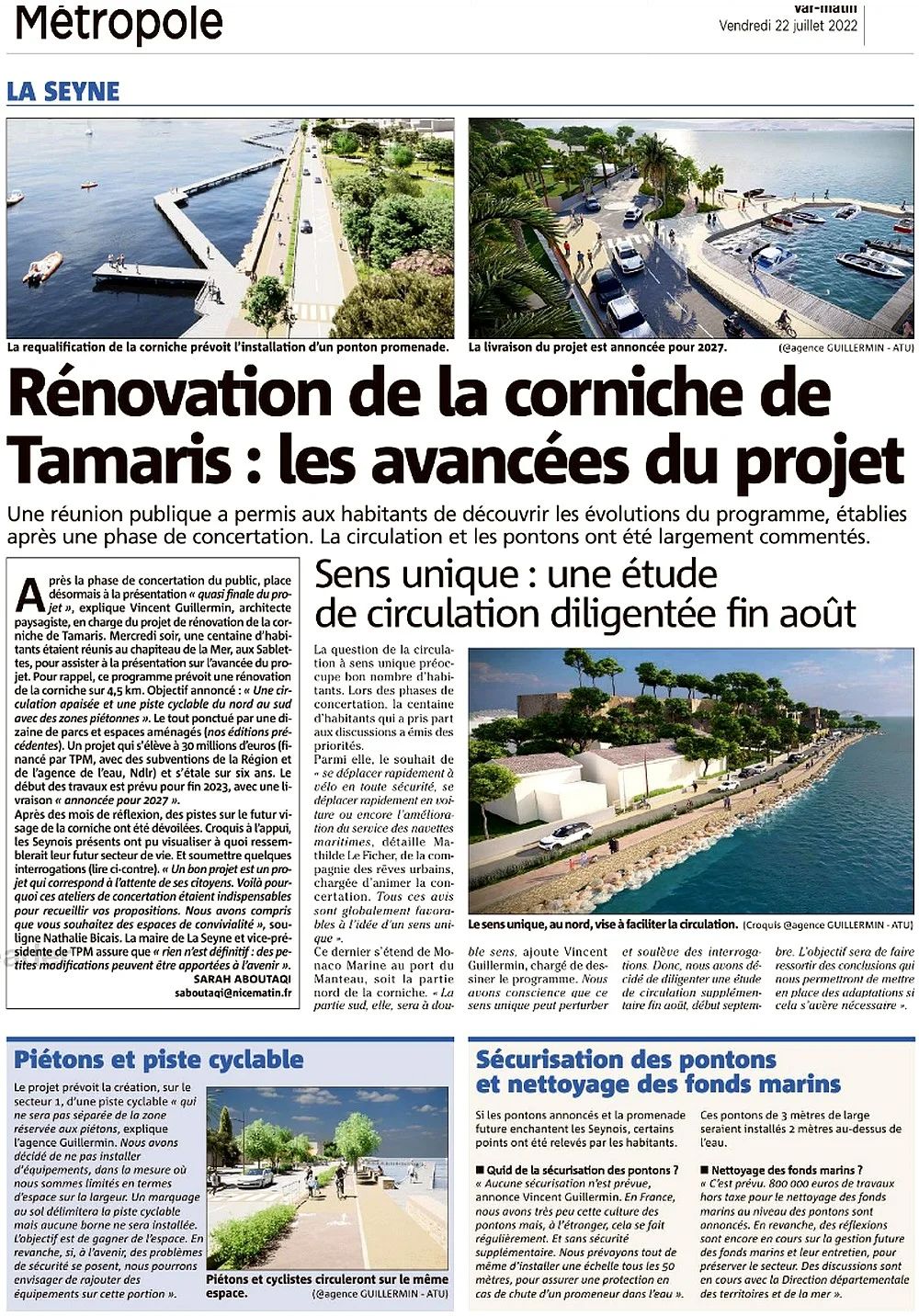 Rénovation cirniche de Tamaris