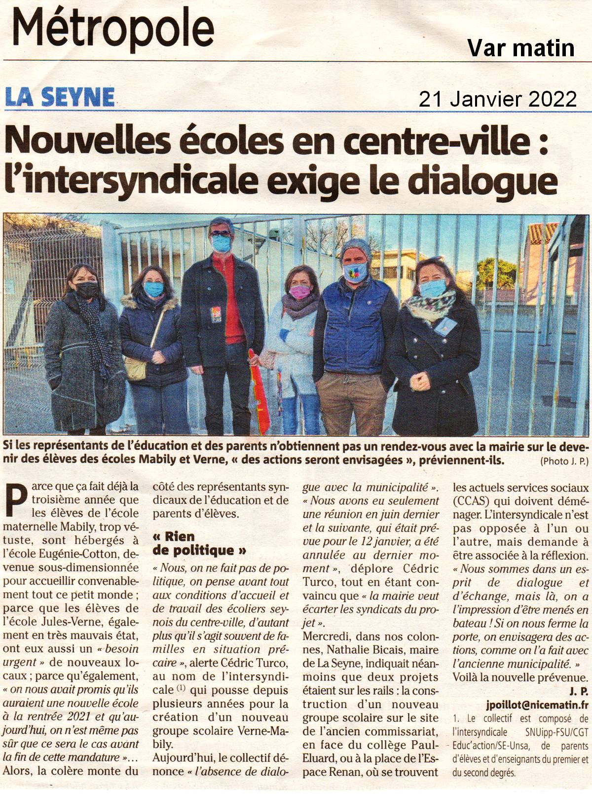 Nouvelles écoles en centre-ville La Seyne