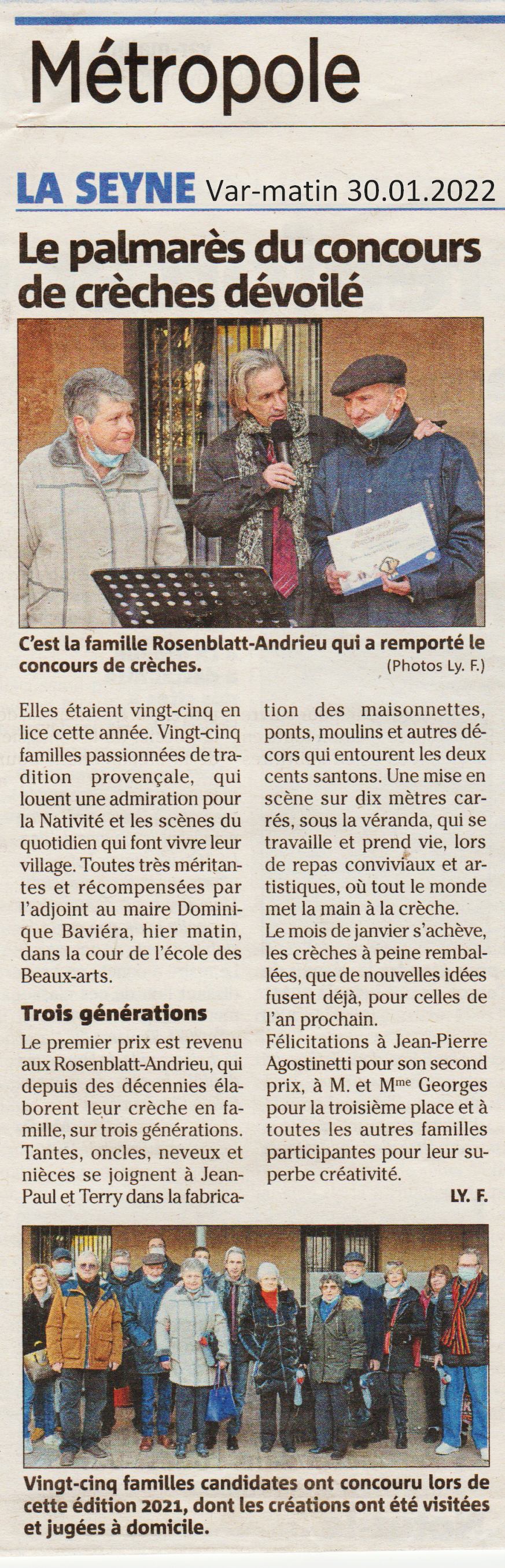 Concour crèches