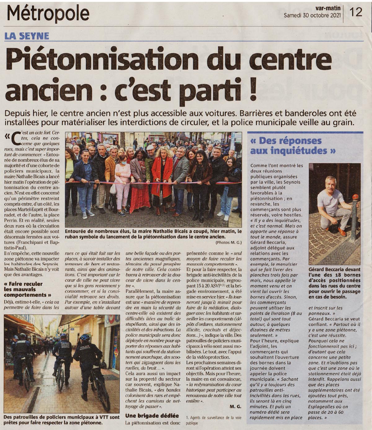 Centre ville La Seyne piéton